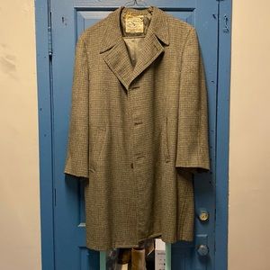 Vintage Hickey Freeman hand customized flight coat.